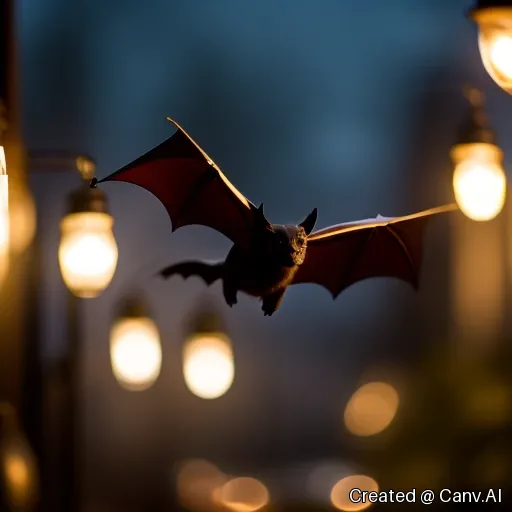 SCARY BAT FLYING SUPER QUALITY